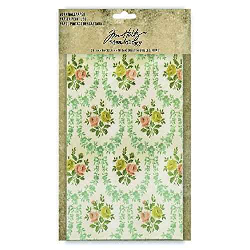 Tim Holtz - Advantus Idea-Ology Worn Wallpaper 5"X8" 24/Pkg