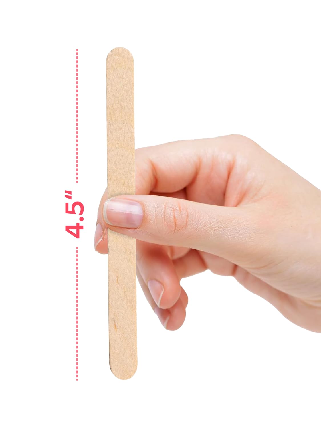 GUSTO [10,000 Count] 4.5 Inch Wooden Multi-Purpose Popsicle Sticks for Crafts, Ice, Ice Cream, Waxing, and Tongue Depressor Wood Sticks (Formerly Comfy Package)