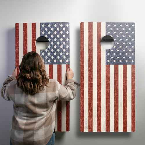 ACA American Cornhole Association Official Mount Garage Wall Organizer Accessory Regulation Cornhole Board Hanger