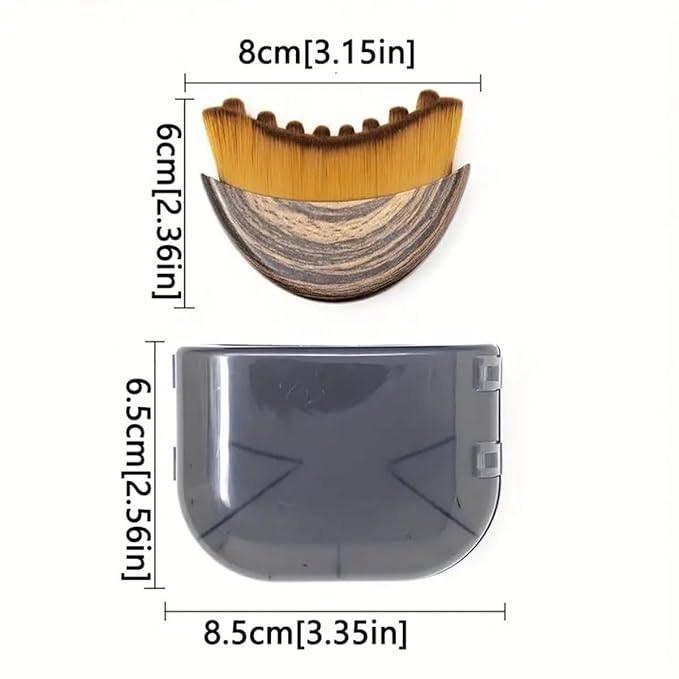 Lymphatic Contour Face Brush for Facial Massage, Rejuvenating & Depuffing - Manual Gua Sha Alternative for Jawline Lifting, Eye Bags, Double Chin & Neck Care(2Pcs)