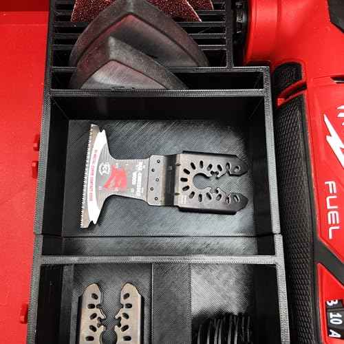 Tidy Tool Insert for Milwaukee M18 Multi-Tool (Fits 2626 & 2836 Models) ? Reversible Liner for Packout 2-Drawer & 3-Drawer Systems ? Organizer Only
