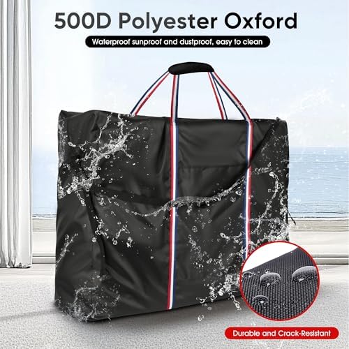 Rollator Travel Bag - Waterproof Wheelchair Bag for Folding Walker, Compact Wheelchair Transport Chair Portable Carry Case Cover for Car & Airplane TSA Traveling (32" Lx10 Wx37 H)