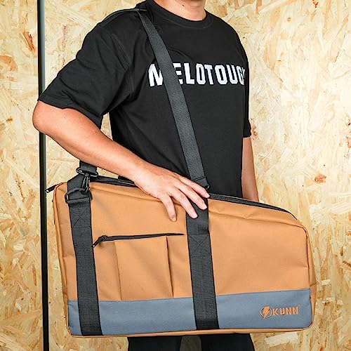KUNN Framing Nailer Bag with Adjustable Shoulder Strap,Dual Lockable Zipper,Extra Pockets for Hitachi NR83A,NuMax SFR2190