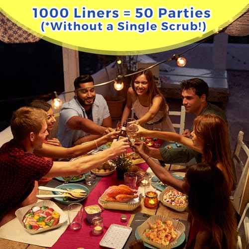 1000Pcs Air Fryer Paper Liners, 8" Square Air Fryer Liners Disposable, Heavy-Duty Parchment Paper for 5-8 qt Airfryer Basket, Non-Stick Baking Liner for Oven Pan