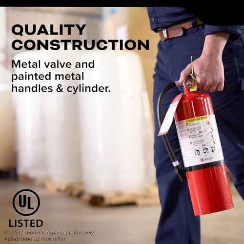 Kidde Commercial-Grade Fire Extinguisher for Office, Schools, Rechargeable, 2A10BC