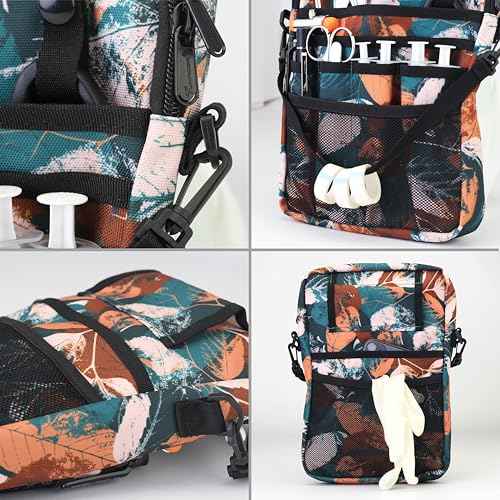 Tuhaoge Nurse Fanny Pack with Tape Holder, Nurse Pocket Organizer for Medical Professionals£¬12 Pockets Nurse Waist Bag£¨THHS-KB-YellowShuYe£©