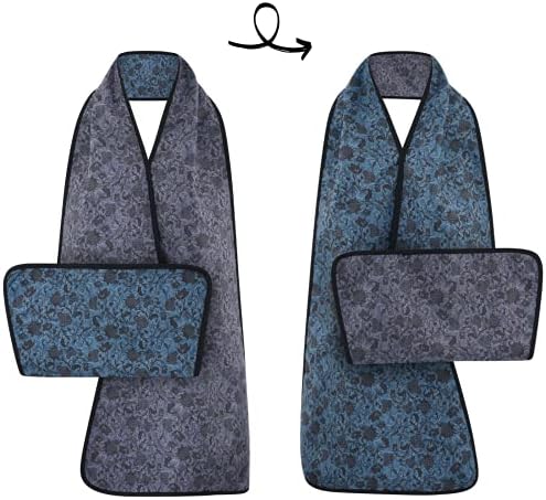Reversible Adult Bib Scarf - Dignified Alternative to Adult Bibs | Washable and Reusable Clothing Protectors