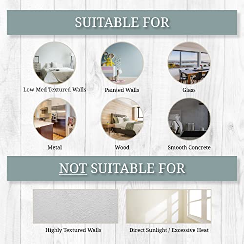 Affirmation Mirror Decals - Set of 6 Black Vinyl Quotes Be Amazing Today | Hello Beautiful | I Look Good | You Look Fabulous Darling Bathroom Mirror Sticker