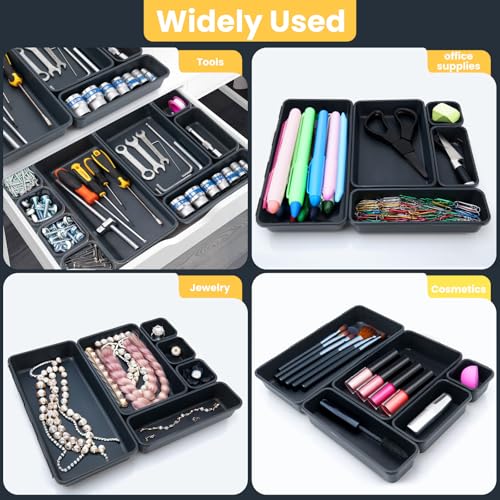 Tool Chest Organizer Set - 69Pc Tool Box Tray Divider for Drawer Organization, Workbench and Storage