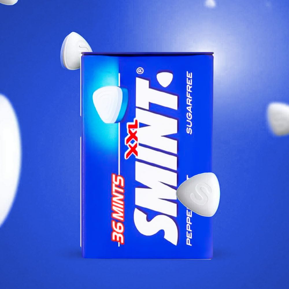 Smint Mix XXL 4 Packs (Strawberry, Spearmint, Peppermint, Sweetmint) Convenient 25g Tins Sold By VR Angel