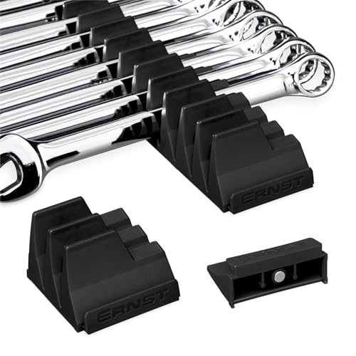 Ernst Manufacturing Wrench Pro - Modular Wrench Organizer for 20 Tools with Magnetic Base - Made in the USA
