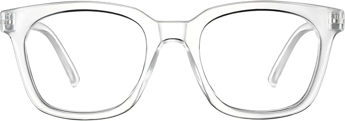 Blue Light Blocking Glasses for Women Men,Oversize Fashion Squre Anti Eyestrain Glasses for Gaming/Reading/TV