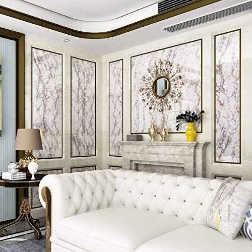 LACHEERY Granite Marble Contact Paper for Countertops Waterproof Faux Marble Countertop Peel and Stick Wallpaper Grey Removable Marble Wall Paper for Kitchen Cabinets Wall Desk Counter Top 15.8"x80"