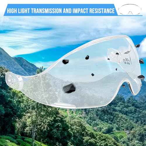 Aolamegs ANSI Z87 Safety Hard Hat Visor-OSHA Construction Hard Hat Accessories,Safety Helmet Goggle Replacement,Eye Protector