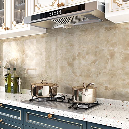 Marble Contact Paper for Cabinets Beige Marble Film Countertop Vinyl Peel and Stick Waterproof Granite Wallpaper Self Adhesive Contact Paper for Countertops Desk Decorative Wrap for Fridge 15.8"x78.7"