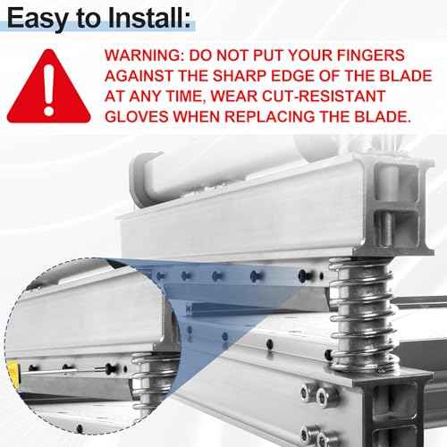 2100009 Laminate Floor Cutting Blade, 13" Flooring Cutter Replacement Blade Compatible with Norske Tools NMAP002 Flooring and Siding Cutter - Laminate Flooring Tools Cutter Replacement Blade
