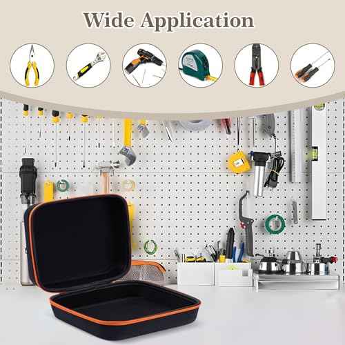 Waterproof Tool Bag,Shockproof Tool Box,Hard Travel Storage Carrying Protective Case for Cordless Drill/Driver,Fabric Accessory Storage Case for Electric Grinder Drill Convenient