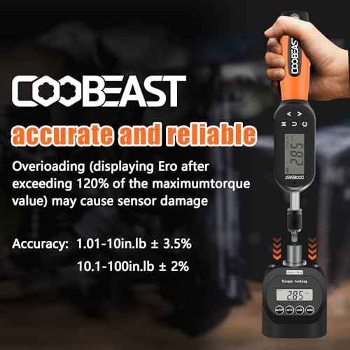 38pcs Torque Screwdriver 1.01-106.2 in-lbs/0.11-12 Nm, 1/4 inch Drive Electronic Digital Torque Wrench Set Vibration with Buzzer/LED Notification for Gunsmithing, Scope Mounting
