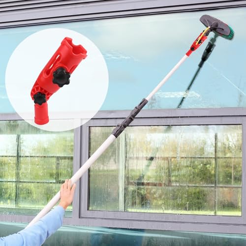 1 Pcs Multi-Angle Paint Brush Extender Tool,High Ceiling Paint Edger Tool,Adjustable Extension Pole Attachment Holder for Paint Brush,Roller, Scraper,Secure Handle Grip,Fits Walls, Trim & Corner
