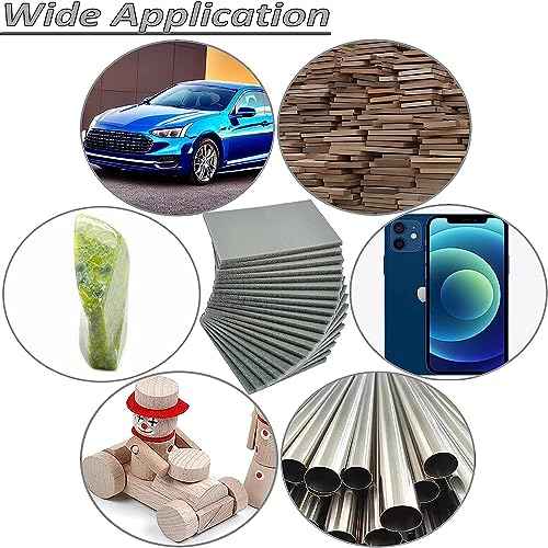 20 PCS 3 x 4 Inch 2000 Grit Sanding Sponge, Ultra Fine Sanding Sponges Pads, Soft Foam Hand Sander Block Wet Dry Sandpaper for Model Drywall Metal Wood Furniture Polishing (2000 Grit)