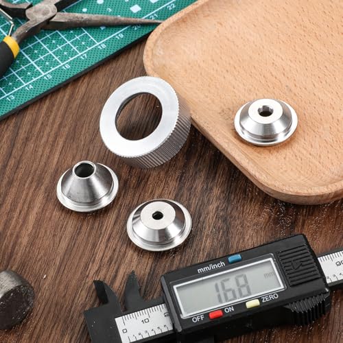 4 PCS Texture Sprayer Orifice Tip Set, 3 Nozzle Tips 1 Threaded Collar Drywall Wall Painting Sprayer Nozzle Tips Set Drywall Texture Hopper GunOrifice Sets for Air Hopper Spray(3/16",1/4",5/16")