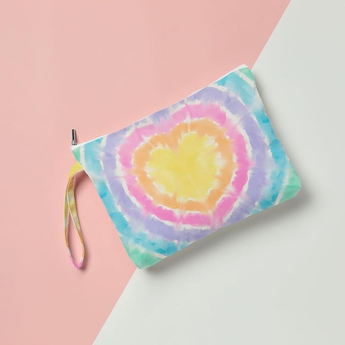 Fokongna Wet Bag Travel Makeup Bag for Swimsuit Beach Pool Diapers Dirty Yoga Gym Clothes Zipper Pouch for Women Sister Friends Ocean Sea Shells Beach Starfish