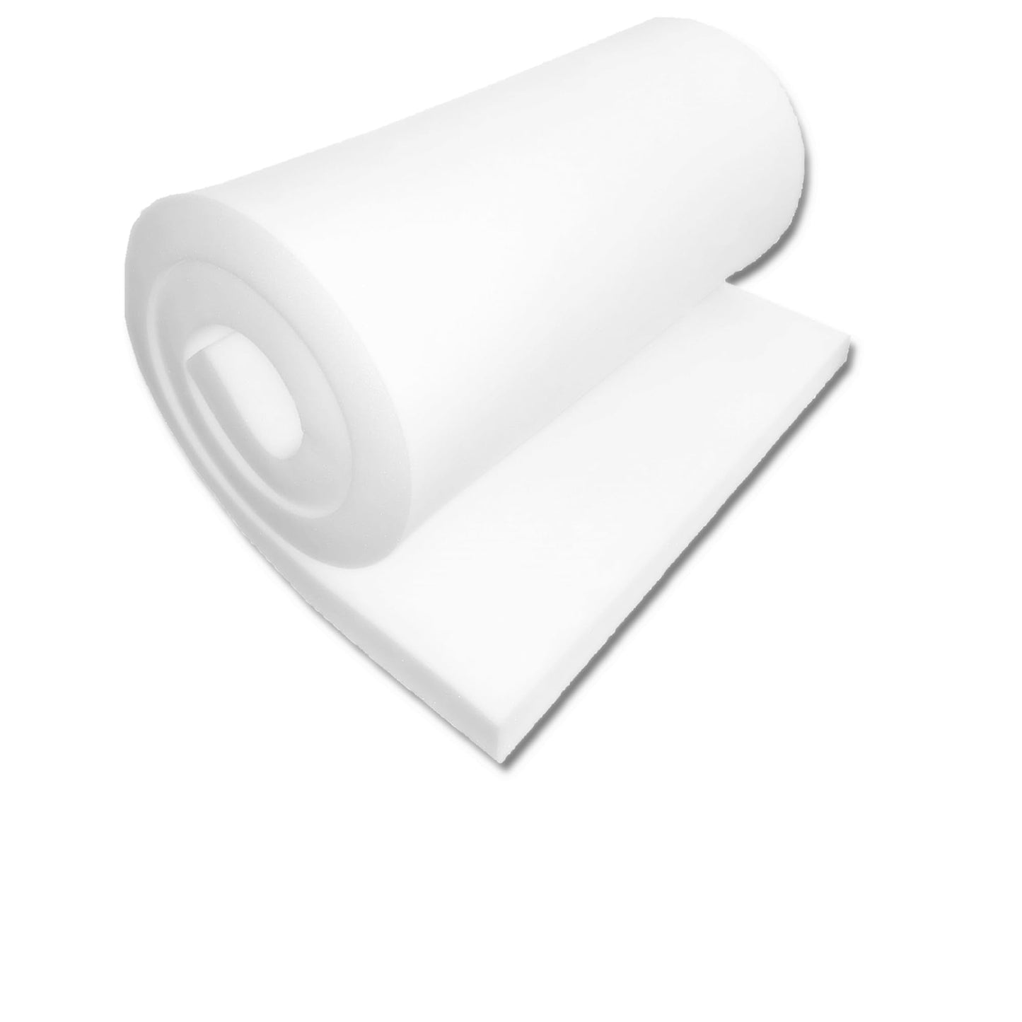 FOAMYFOAM 5Pack High Density 1 inch Thick, 24 inch Wide, 72 inch Long Upholstery Foam, Cushion Replacement