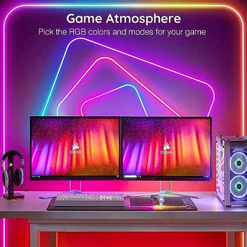 SINLEY Led Neon Rope Lights 100FT,Control with App/Remote,Flexible Led Rope Lights,Multiple Modes,IP68 Outdoor RGB Neon Lights Waterproof,Music Sync Gaming Led Strip Lights for Bedroom Indoor