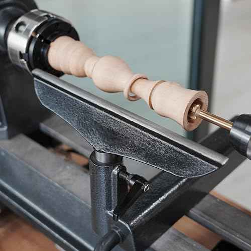 Integrated 12" Tool Rest with 1"(25.4mm) Post with Length 80mm for WoodTurning Lathes.