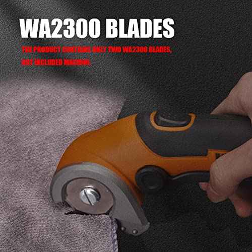 2-Pack WA2300 Blades Compatible with Worx ZipSnip Cordless Scissors Replacement Blades, Fits RC2600K, RC2601, RC2602, WX080L, WX081, WX082L, WX081L, WX745L.9