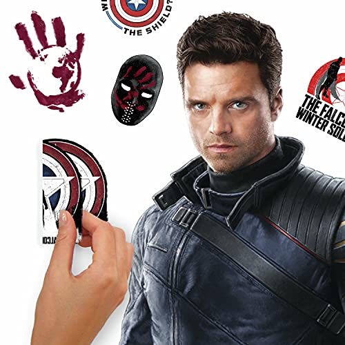 Roommates RMK4700GM Falcon Winter Soldier Peel and Stick Decals