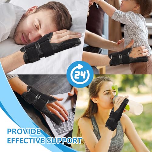Pinky Finger Splint, Finger Splint for Pinky, Broken Pinky Finger Brace, Little Finger Splint,Metacarpal Finger Splint Hand Brace for Trigger Finger Arthritis,Finger Splint Pinky Right Hand,L