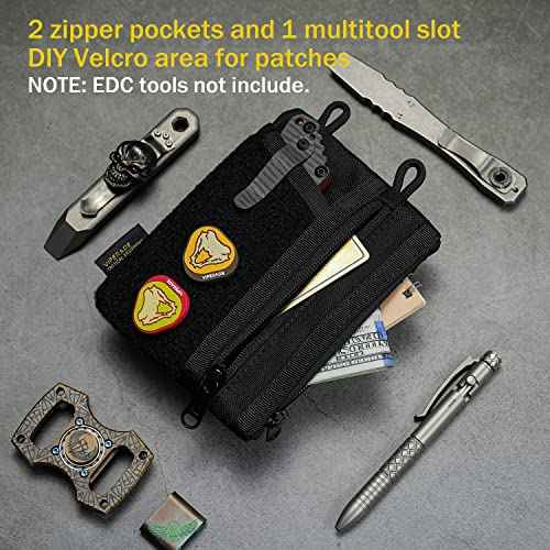 VIPERADE VE16 EDC Pouch, EDC Organizer for Men - Pocket Organizer Multitool Pouch Wallet for EDC Gears