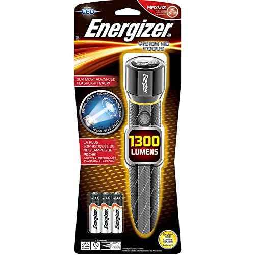 Energizer LED Metal Flashlight, 1300 Lumens