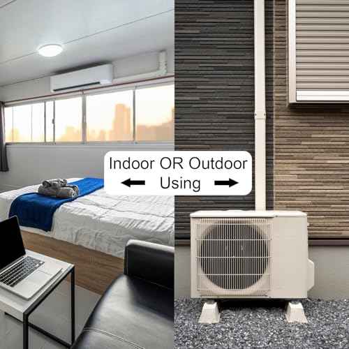 Mini Split Line Set Covers, 3¡± 20 Ft PVC Line Set Cover Kits for Outside Ductless Mini Air Conditioners and Heat Pumps with Flexible Duct