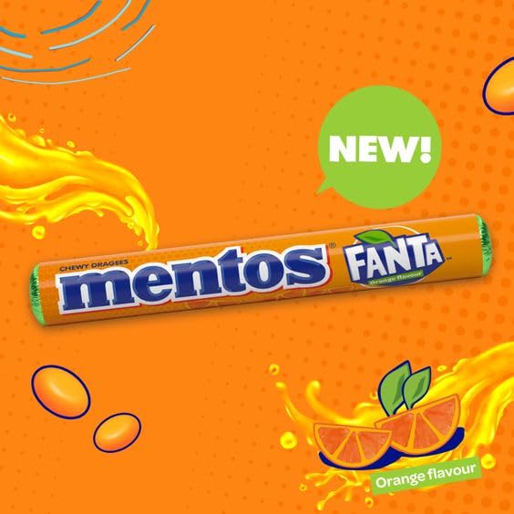 21 Packs Mentos Mix Flavor Chewy Dragees Refreshing Soft Candies Sold By VR Angel