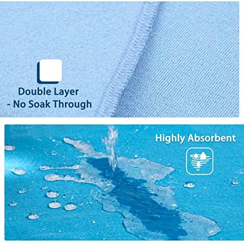 Adult Drool Bib for Special Needs, 3 Pk Soft Absorbent Large Bandana Bibs Set for Kids 4+, Men Women, Teens & Adults