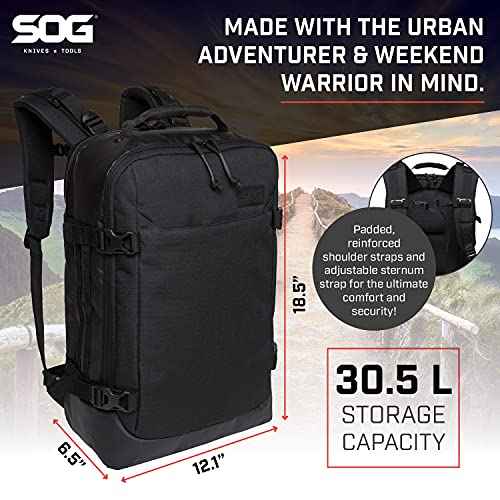 SOG Caravan Backpack, Black