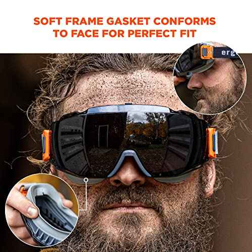 Ergodyne Skullerz Modi Protective OTG Safety Goggle, Indirect Venting, Anti Fog, Scratch Resistant?