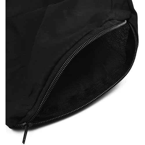 Suitable Compatiable with 255 Miter Saws Black Dust Jacket Bag With Zipper And Wired Adjustable Bracket, Belt Sander Parts Diagonal Saw Miter Saw Accessories 2-piece Package