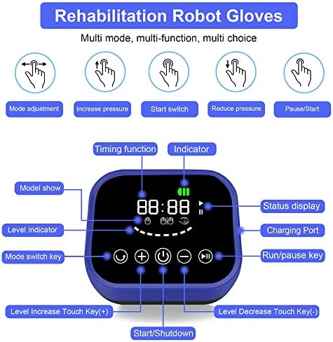 Hand Finger Rehabilitation Trainer Robot Reabilitech Gloves Restorey Exercise Equipment For Stroke Hemiplegia