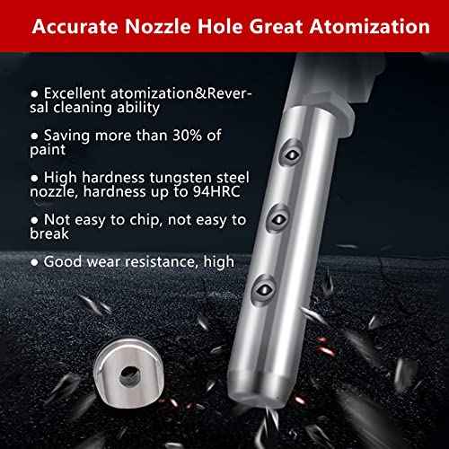 3 in 1 Reversible Spray Tip Nozzles Paint Spray Tips Airless Sprayer Nozzles Airless Sprayer Spraying Machine Parts for Homes Buildings Decks or Fences 515, 517, 521