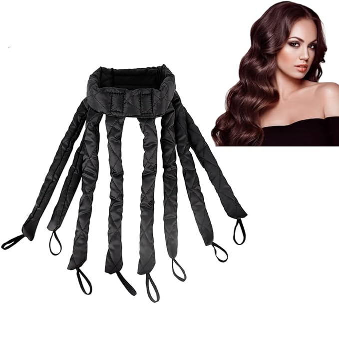 Heatless Curler,2026 New Upgraded Eight Claw Design Heatless Curls, You can Hair Curlers to Sleep in Soft Hair RollersÃ¯Â¼ÂBlackÃ¯Â¼Â