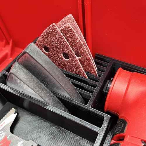 Tidy Tool Insert for Milwaukee M18 Multi-Tool (Fits 2626 & 2836 Models) ? Reversible Liner for Packout 2-Drawer & 3-Drawer Systems ? Organizer Only