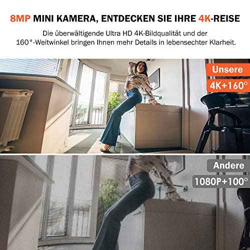 4K Nanny Camera Supports 2.4G&5G WiFi, Mini Hidden Camera Charger with Motion Detection, Night Version, Nanny Cam Hidden Camera, Small Hidden Camera Wireless Security Camera with Motion Detection