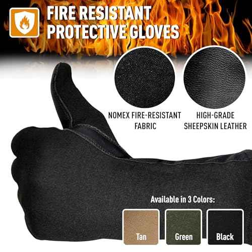 Nomex Summer Flight Gloves ? Fire-Resistant Tactical Gloves for Pilots, Military, Law Enforcement & Mechanics