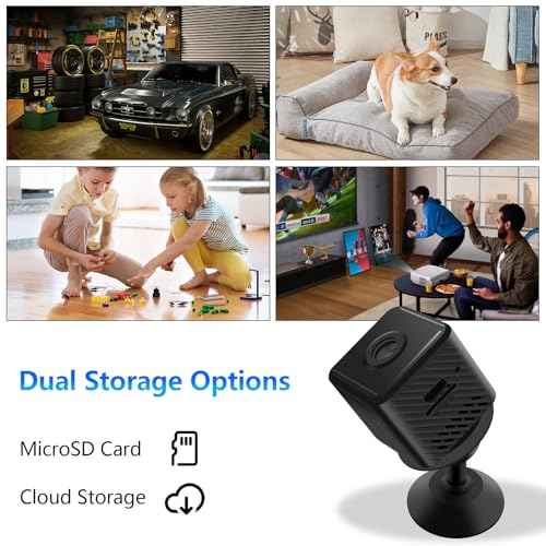 Mini Security Camera, 1080P HD Home Wireless Small Camera, Indoor WiFi Nanny Cam with Motion Detection and Night Vision, 150¡Æ Wide View, App Alerts, Cloud & SD Storage, Camer for Kids, Elders, Pet