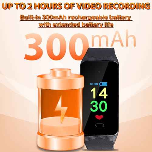64GB Mini Video Camera,1080P HD Portable Mini Nanny Video Camera Loop Video Body Recorder for Home,Office for Outdoor
