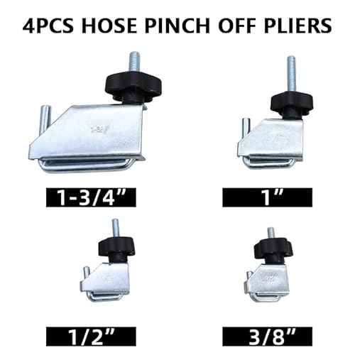 DPTOOL Hose Clamp Pliers Set 15pcs Hose Clamp Removal and Installation Tool Kit for Automotive Coolant Radiator Heater, Water Hose, fuel lines etc, with 2pcs Electrical Disconnect Pliers
