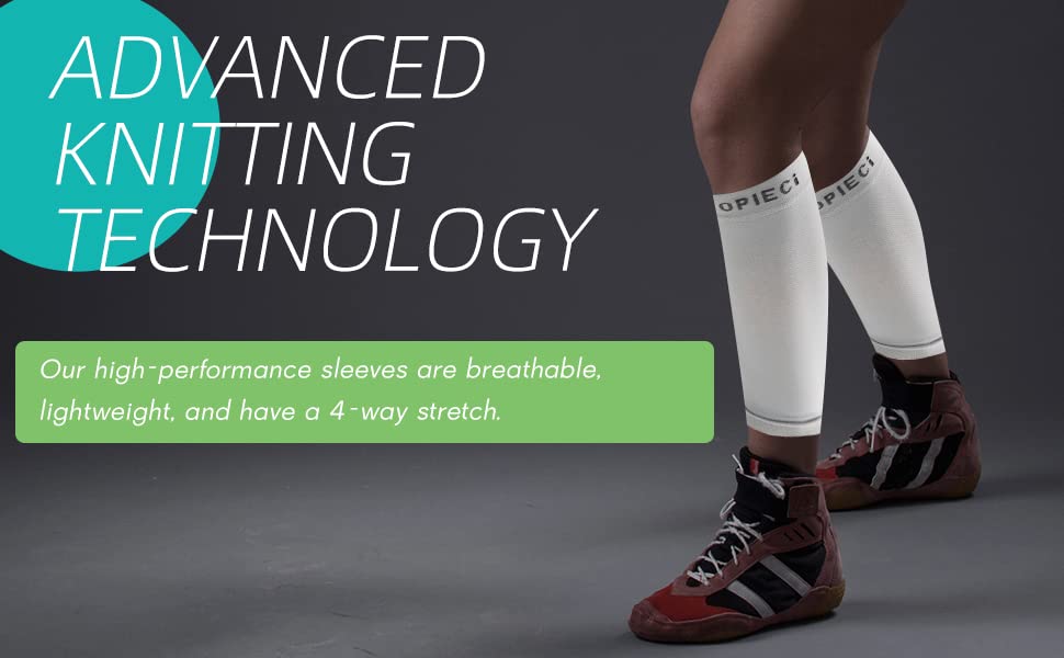 15-20mmHg Grey Calf Compression Sleeve Men and Women Wide Calf Sleeve Brace Compression Socks for Leg Support, Shin Splint,Pain Relief